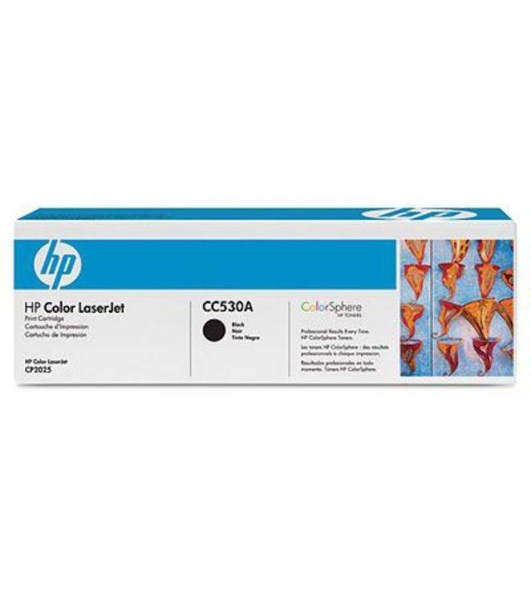 Картридж лазерный HP CC530A черный для LJ CP2025/CM2320 3500 стр.