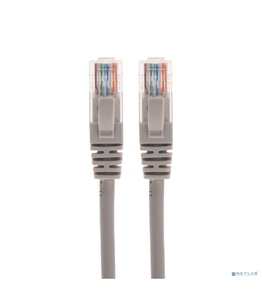Патч-корд U/UTP Rexant CAT 5e, RJ45-RJ45, 26AWG, ZH нг(А)-HF, серый, 0,3 м