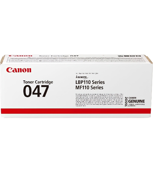 Картридж лазерный Canon 047 BK черный (1600 стр.) для Canon LBP112/LBP113W