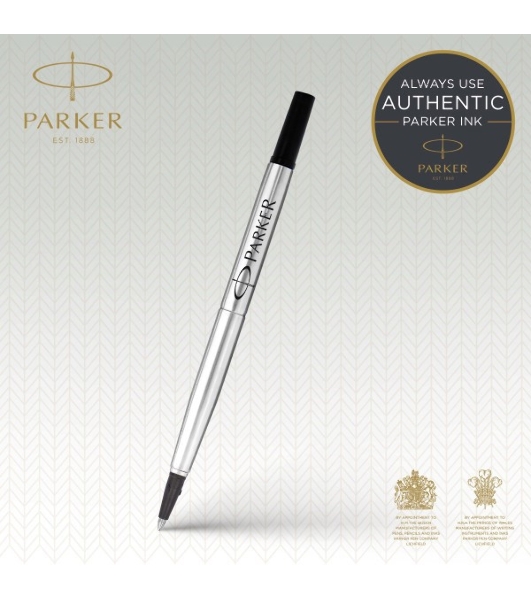 Стержень роллер Parker Quink Z01 (CW1950278) M 0.7мм, черные чернила, без упаковки