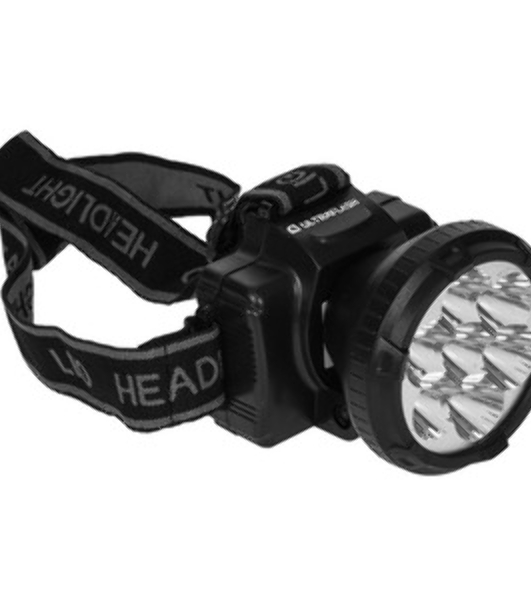 Фонарь ULTRAFLASH LED5362налобн аккум 220в черный 7led 2 реж пласт бокс