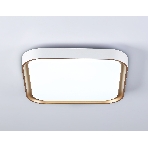 Потолочный светодиодный светильник Ambrella light FZ1253 WH/GD белый/золото 18W 5000K 250*250*60 (Без ПДУ), фото3