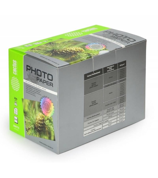 Фотобумага Cactus CS-MA6200500 A6/200г/м2/500л. для струйной печати