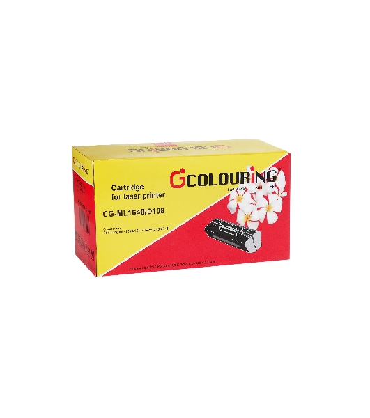 Картридж лазерный Colouring CG-MLT-D108S черный с чипом (1500 стр.) для принтеров Samsung ML-1640/1641/1645/2240/2241