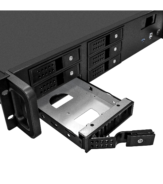 Серверный корпус ExeGate Pro 2U480-HS06 (RM 19', высота 2U, глубина 480, БП 1200ADS, 6xHotSwap, USB)