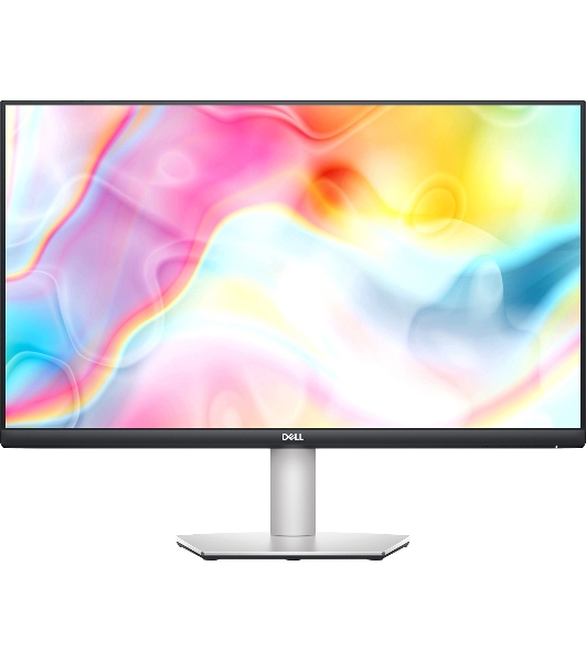 Монитор 27' Dell S2722QC IPS 3840x2160, 60 Гц, 4 мс, 16:9, 350 кд/м², 2xHDMI 2.0, 1xUSB-C, 2xUSB, динамики, серебристый