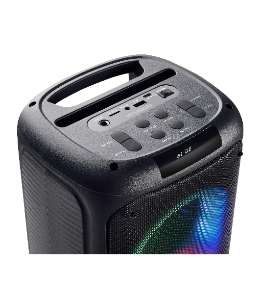 Минисистема Hyundai H-MC1231 черный 40Вт FM USB BT micro SD