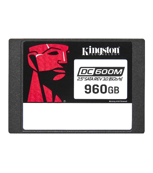 Накопитель SSD Kingston DC600M, 960 Gb, SATA III, R/W 560/530 МБ/с