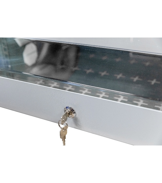 Шкаф коммутационный NTSS (NTSS-SOHO5U) настенный 5U 520x140 мм пер. дв. стекл несъемн. бок. пан. 80 кг белый IP20