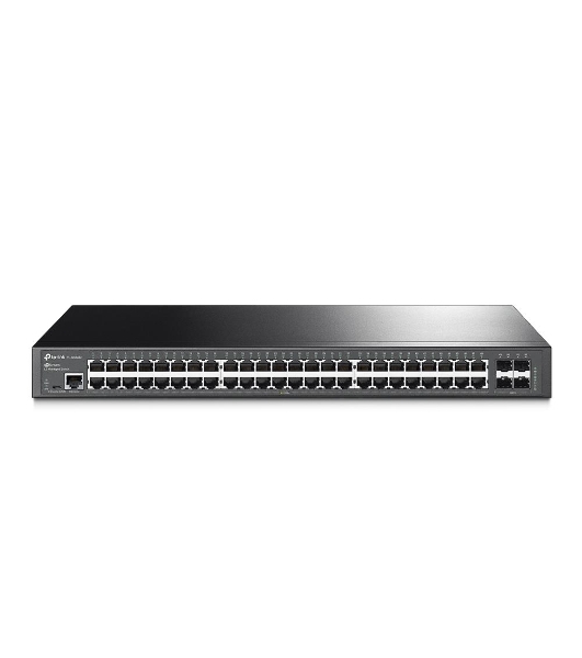 Коммутатор Jetstream 48-port gigabit L2+ managed switch with 4-gigabit uplink ports, 48 10/100/1000Mbps RJ-45 port, 4 1000Mbps SFP slots