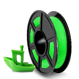 Филамент NVPrint TPU Green для 3D печати диаметр 1.75мм длина 165 метров масса 0,5 кг