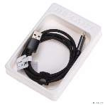 Кабель Rexant USB-A - Lightning для Apple, 2,4А, 1м, в черной нейлоновой оплетке, c LED дисплеем, фото2