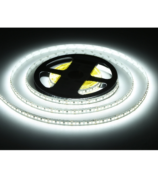 Светодиодная лента Ambrella light GS3203 2835 180Led/ 14.4W m/ 24V IP20 6500K/ 5000*8*1.2mm (2 конт.)