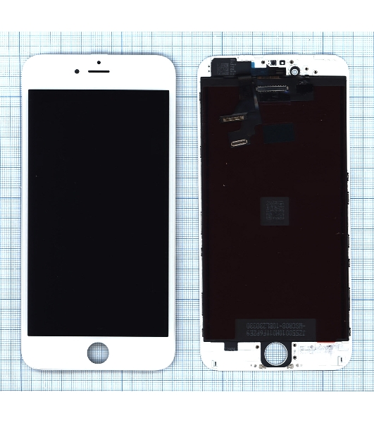 Дисплей Amperin для Apple iPhone 6 Plus в сборе с тачскрином (IPS), белый