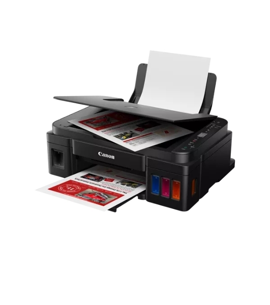 МФУ струйное Canon PIXMA G3410 (2315C009), A4, цветное, печ. 8.8 стр/мин (ч/б) 5 стр/мин (цвет), скан. до 19 стр/мин., 4800x1200 dpi (принтер) 1200х600 dpi (сканер), USB, Wi-Fi