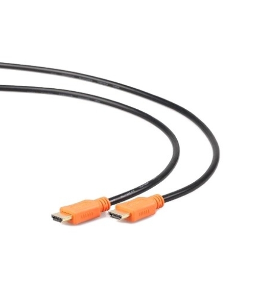 Кабель Cablexpert HDMI CC-HDMI4L-1M, 19M/19M, v2.0, серия Light, позол.разъемы, экран, 1м, черный, пакет