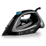 Утюг BBK ISE-2405 черный/серебро, 2400 Вт, 45 г/мин, 170 г/мин, 320 мл, фото 1