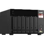Сетевое хранилище без дисков SMB QNAP TS-673A-8G NAS, 6 trays 3,5'/2,5', 2x2,5 GbE BASE-T, 2 x M.2 NVMe 2280 slots, quad-core AMD Ryzen V1500B 2,2 GHz, 8 Gb SO-DIMM DDR4 (1 x 8 Gb) up to 64Gb (2x32 Gb), фото3