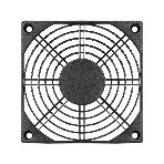 Решетка для вентилятора 120x120 ExeGate EG-120PSB (120x120 мм, пластиковая, квадратная, черная), фото 1