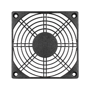 Решетка для вентилятора 120x120 ExeGate EG-120PSB (120x120 мм, пластиковая, квадратная, черная)