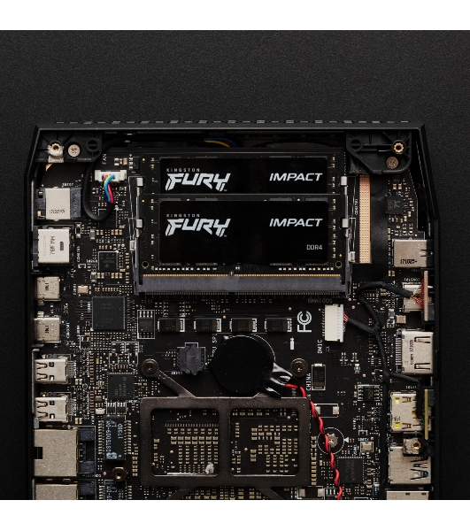 Оперативная память Kingston Fury Impact, DDR5, 32GB (2x16GB), 6000MHz, CL38, SO-DIMM