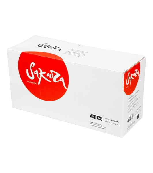 Картридж Sakura 46508736 для OKI C332/MC363, черный, 3 500 к.