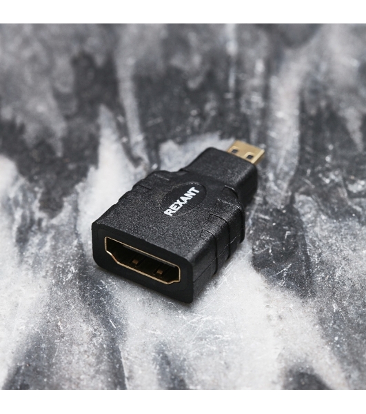 Переходник Rexant гн.HDMI - шт.Micro HDMI GOLD