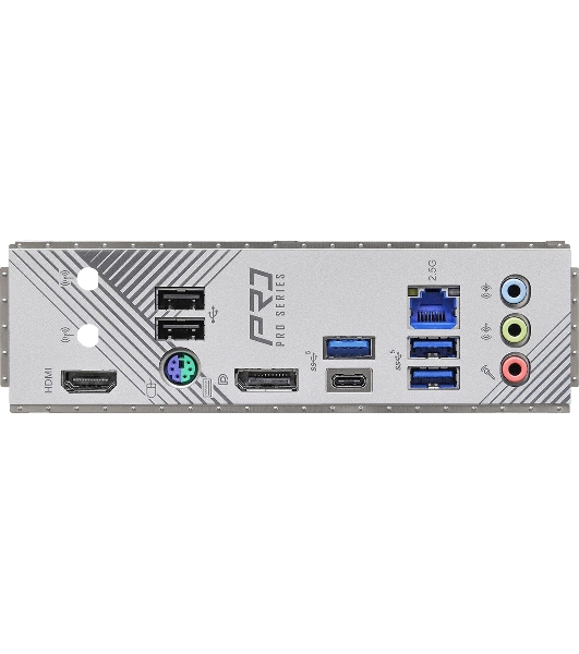 Материнская плата ASRock B760M Pro RS, Micro-ATX, LGA 1700, Intel B760, 4xDDR5, 4xSATA, 3xM.2, 1xPCI-E 5.0 x16, 1xPCI-E 3.0 x4, 1xHDMI, 1xDP, 1x 2.5Gb LAN, 3xUSB 3.2 Gen 1, 2xUSB 2.0, 3x3.5 мм, 7.1, ATX