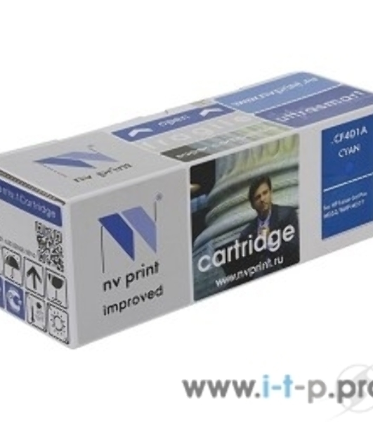 Картридж лазерный NVPrint совместимый HP Laser Jet Pro M252, MFP M277 CF401A Cyan (1400k)