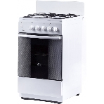 Плита Комбинированная Flama AK 1416 W белый (без крышки) реш.эмаль, фото 1