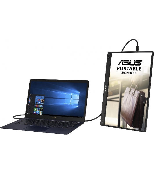 Монитор 15.6' ASUS ZenScreen MB16ACV IPS 1920x1080, 60 Гц, 5 мс, 16:9, 250 кд/м2, 1xUSB-C, темно-серый/черный