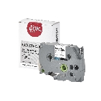 Кассета с лентой S'OK by Sakura Printing TZES241 для Brother, черный на белом, 18мм/8м, наклейка, фото 1