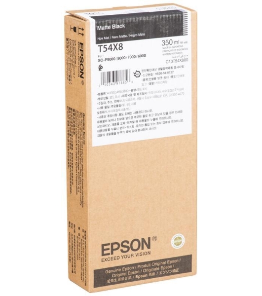 Картридж струйный Epson C13T54X800 Matte черный Ink (350 мл) для SureColor SC-P6000, SC-P7000, SC-P7000V, SC-P8000, SC-P9000, SC-P9000V