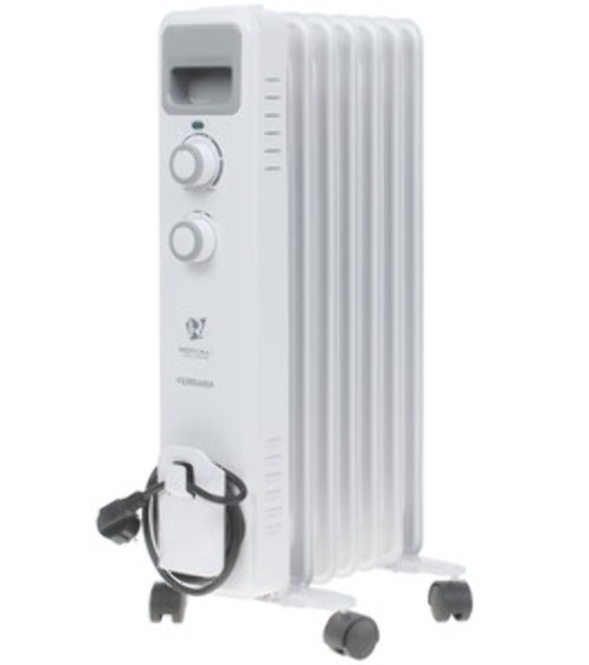 Радиатор масляный Royal Clima ROR-FR7-1500M 1500Вт белый/черный