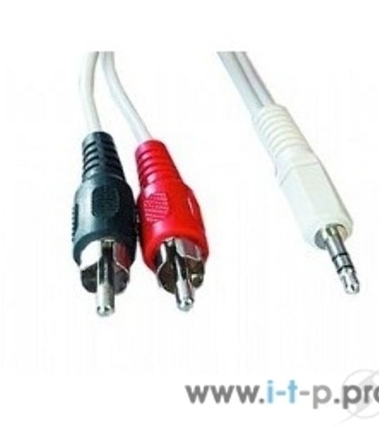 Кабель аудио Gembird Jack3.5/2xRCA, 1.5м