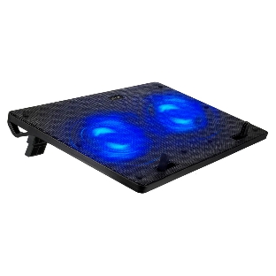 Подставка для ноутбука Digma D-NCP156-2 15.6'360x260x27мм 2xUSB 2x 120ммFAN 650г черный