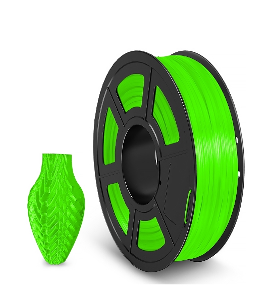 Филамент NVPrint TPU Trans. Green для 3D печати диаметр 1.75мм длина 165 метров масса 0,5 кг