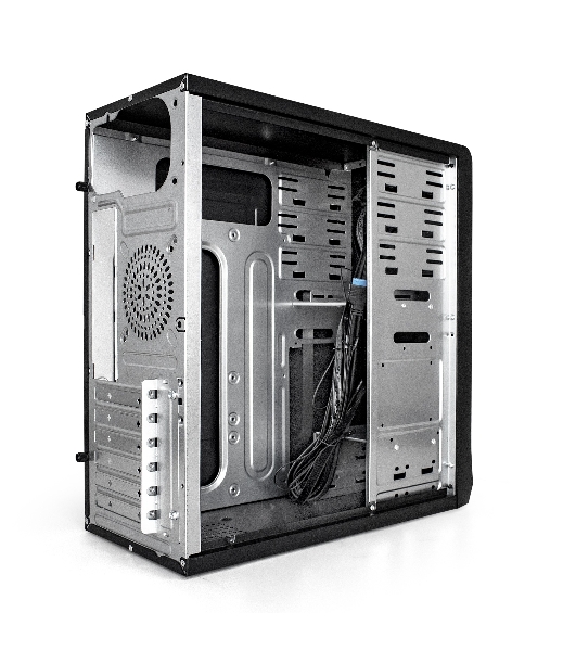 Компьютерный корпус Miditower ExeGate CP-603UB Black, ATX, (без БП), 2*USB+2*USB 3.0, Audio, замок блокировки кнопки питания