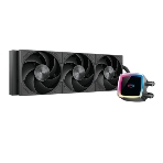 Система охлаждения Water Cooling System PCCooler DE360 MAX BK (300W, 360мм, Black, ARGB Pump, Fans: 3x120мм, 66CFM, 34.3dBA, 2200RPM/Pump height 54мм, 15dBA, 2600RPM, Rad thickness 27мм/S: 1851, 1700, 1200, 115X, AM5, AM4, AM3), фото9