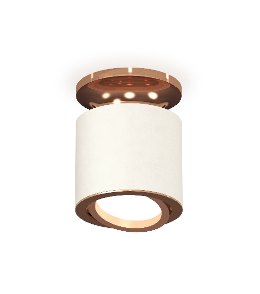 Светильник Ambrella Light XS7401140 SWH/PPG белый песок/золото розовое полированное MR16 GU5.3 (N7930, C7401, N7005)