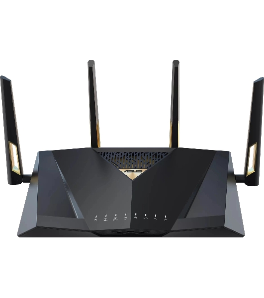 Маршрутизатор ASUS RT-BE88U, черный/желтый, 90IG08V0-MO3N0V