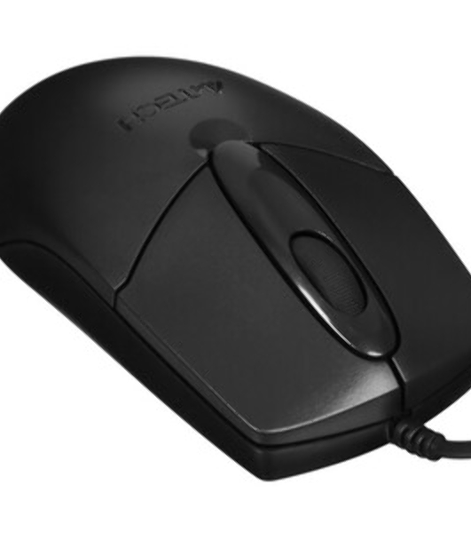 Мышь проводная A4Tech OP-720S черный, 1200 dpi, USB, кнопки - 3