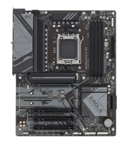 Материнская плата GIGABYTE B650 EAGLE AX (V1.1), AM5, AMD B650, 4xDDR5, 4xSATA, 3xM.2, 1xPCI-E 4.0 x16, 3xPCI-E 3.0 x1, 1xHDMI, 1xDP, 1x 1Gb LAN, 2xUSB 3.2 Gen 2, 1xUSB 3.2 Gen 1, 6xUSB 2.0, 3x3.5 мм, 7.1, Standard-ATX