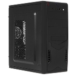 Компьютерный корпус Miditower ExeGate CP-601-UNS350 (ATX, БП UNS350 с вент. 12см, 2*USB, аудио, черный), фото9