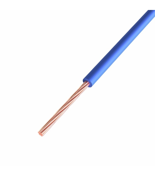 Провод ПГВА Rexant 1х0.75 мм², Cu, синий, бухта 200 м