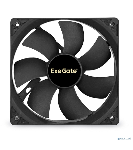 Вентилятор для корпуса ExeGate ExtraPower EP12025B3P черный, 120 мм, 1850 об/мин, 30 дБ, 3 pin