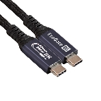 Кабель для зарядки ExeGate EX-CCP-USB4.0-CMCM-QC-1.0 (USB4.0 USB Type-Cm/Cm, 40Gbit/s, 5A, 240W, PD3.1/QC4.0, 1м), фото3