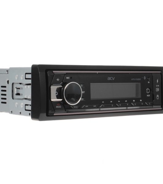 Автомагнитола ACV AVS-930BR, 1 DIN, Bluetooth, USB Type-A, AUX, пульт ДУ