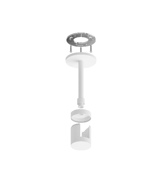 Крепеж накладной A9221 WH белый D20*100mm