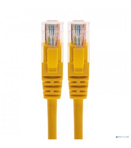 Патч-корд U/UTP Rexant cat.5e, RJ45-RJ45, 26AWG, ZH нг(А)-HF, желтый, 3 м